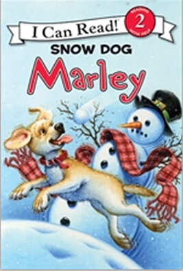 Snow dog Marley