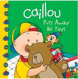 Caillou Puts Away His Toys