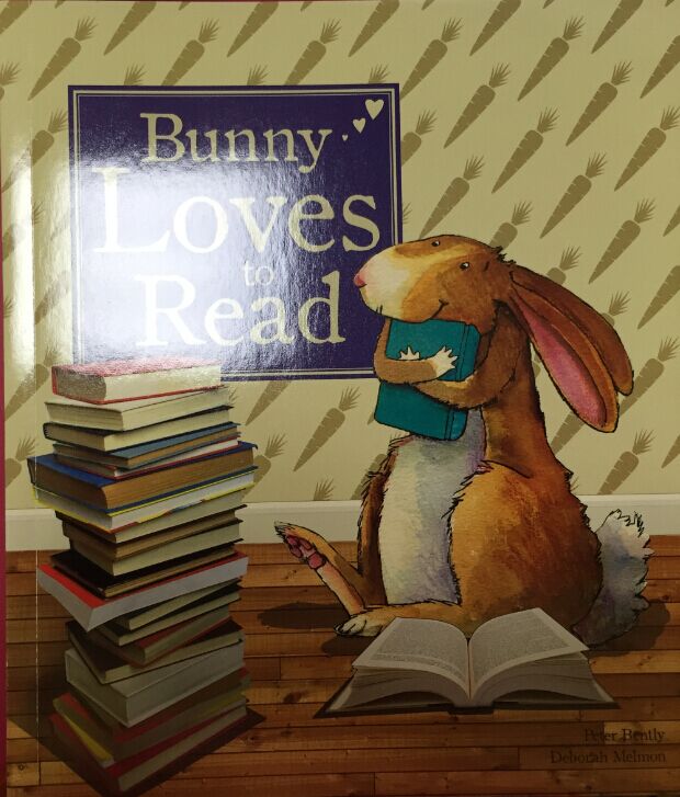 Bunny loves to read