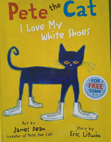 Pete the cat I love my white shoes 1.5