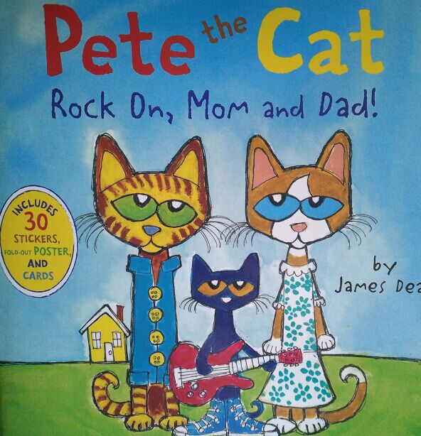 Pete the cat rock on, mom and dad 1.9